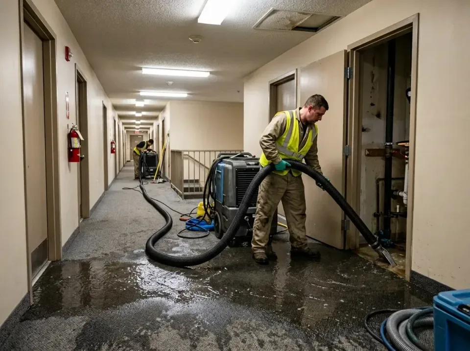 multi-unit-apartment-hallway-f-005 — frequently asked questions, Emergency Burst Pipe Water Extraction & Removal in Helemano…